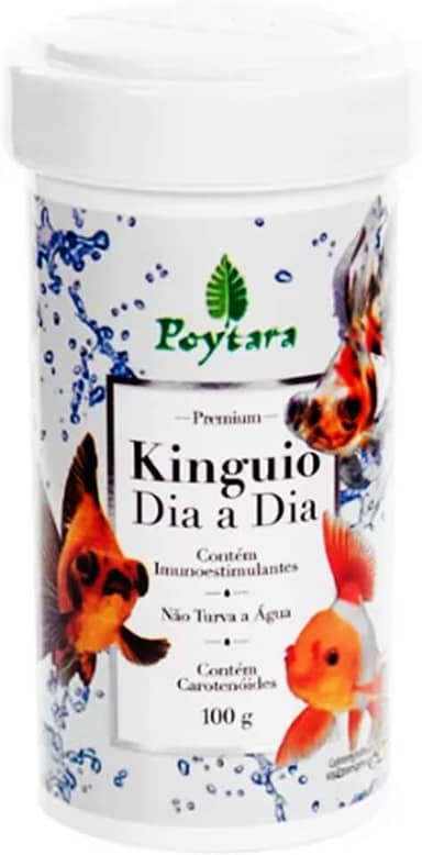 POYTARA, Ração Para Peixes Poytara Kinguio Dia A Dia 100 G