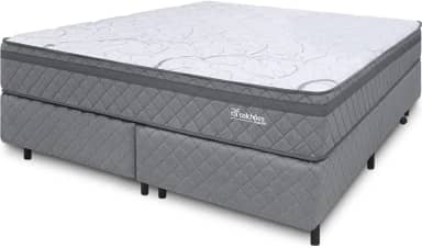 Cama Box Colchão King Espuma D45 Extra Firme Antialérgico Certificado 193x203x58cm - BF Colchões