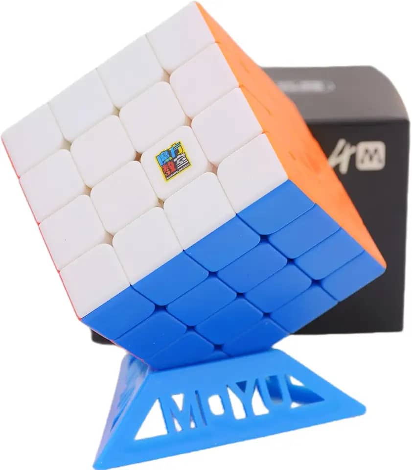 Bukefuno Moyu Meilong 4x4 M Magnetic Stickerless Speed Magic Cube MFJS MEILONG 4x4x4 m Magnetic Cubing Classroom 4x4 M Cube Magic Puzzle