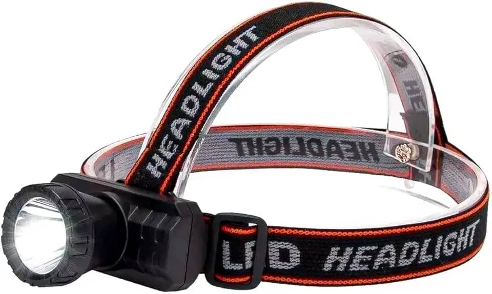 Lanterna de Cabeça Led Recarregável com Fita Ajustável Pesca Bike Farol Super Forte Potente Ciclismo Caminhada Trilha Corrida Capacete