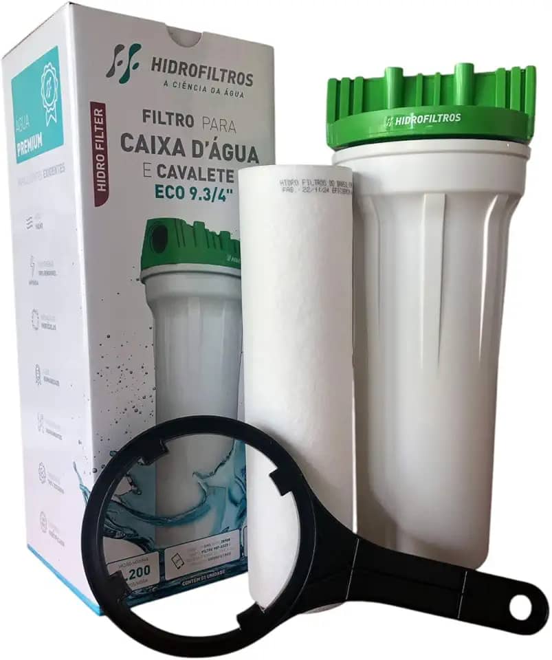 Filtro para Caixa D'água ou cavalete, cisterna e poço artesiano completo