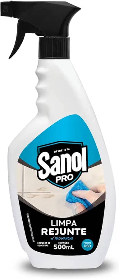 Limpa Rejunte, Sanol Pró, 1 litro, Azul