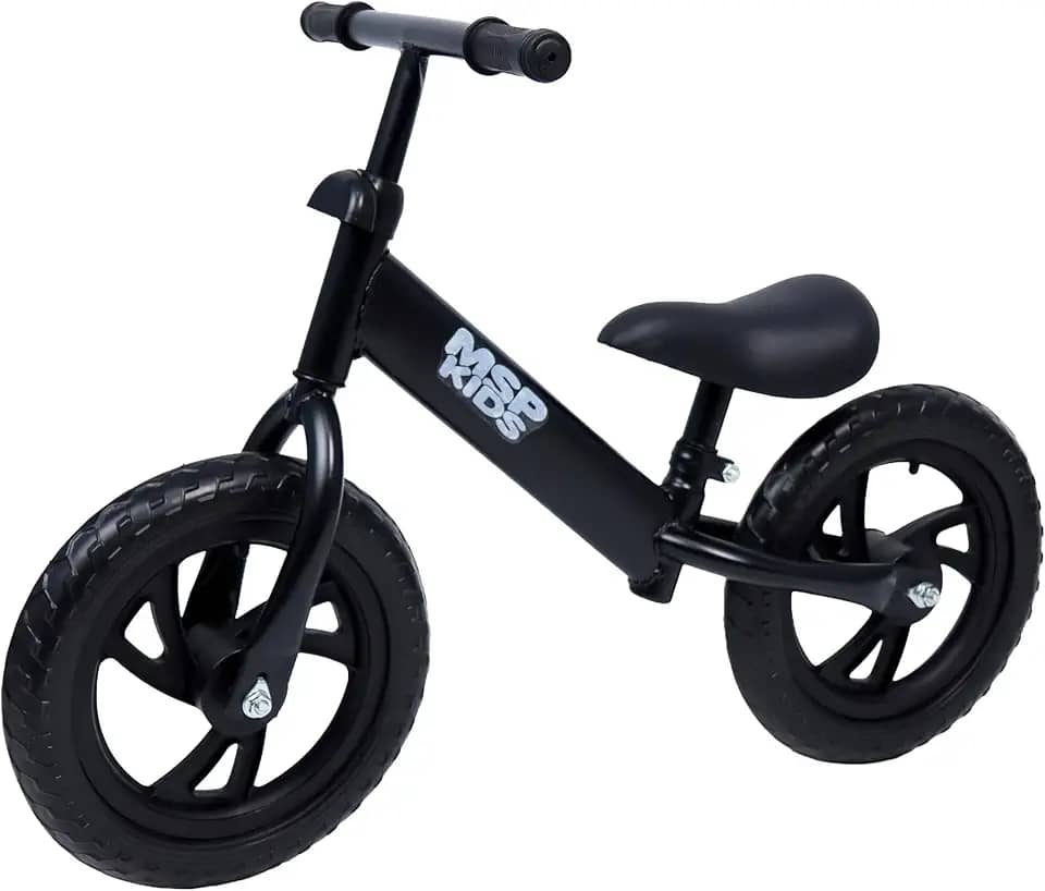 Bicicleta de Equilíbrio Infantil, Plástico PVC com Metal, 3 Anos+