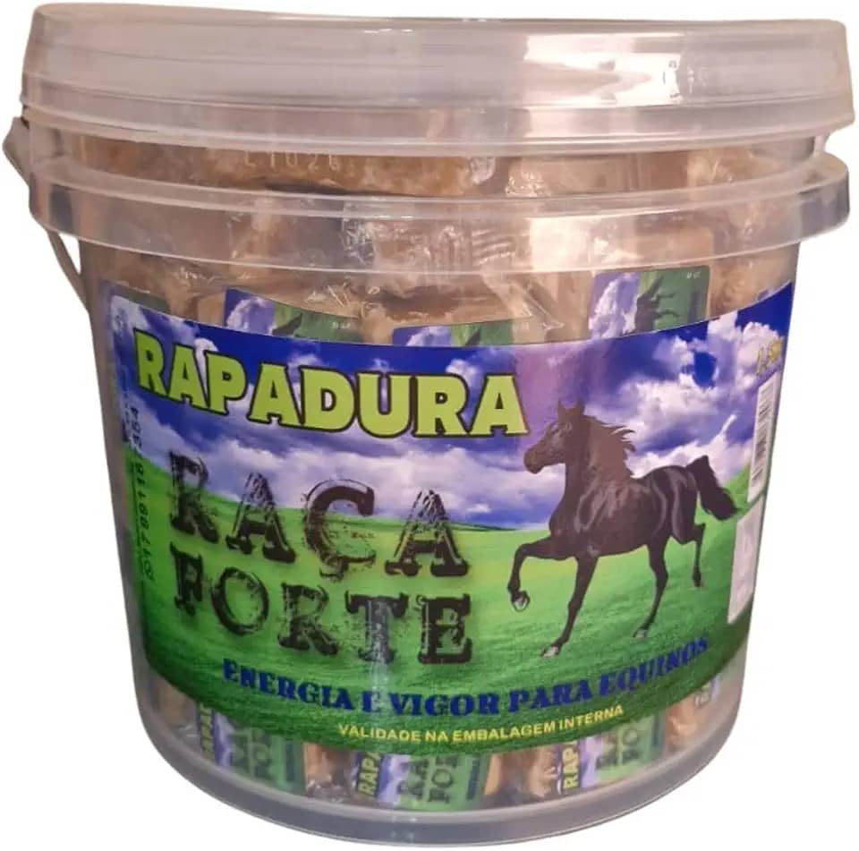Raça Forte Rapadura para Equinos - Balde c/ 1,5Kg