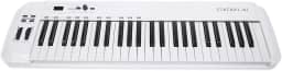 Controlador Midi 49 Teclas Branco Samson Carbon 49 USB SAKC49