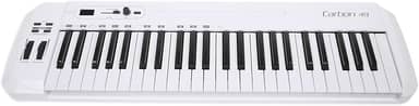 Controlador Midi 49 Teclas Branco Samson Carbon 49 USB SAKC49