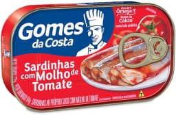 Gomes Da Costa Sardinhas Ao Proprio Suco C/Molho De Tomate Temperado