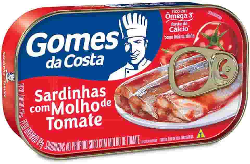Gomes Da Costa Sardinhas Ao Proprio Suco C/Molho De Tomate Temperado