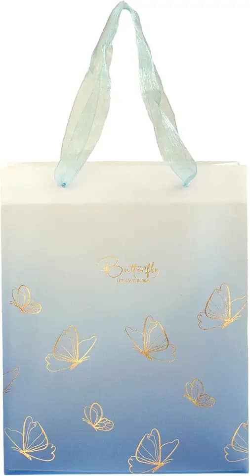 DAC - Sacola Média para Presente com Alça de Seda - Butterfly