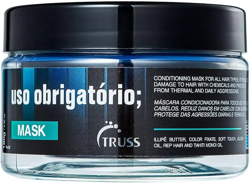 Truss Uso Obrigatório Máscara Capilar | Reconstrução e Hidratação Profunda | 180g
