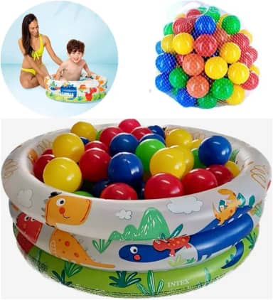 Piscina de Bolinhas 40 Litros + 50 Bolinhas