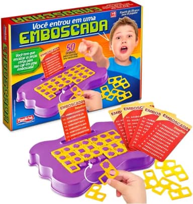 Jogo Emboscada Didático c/ 50 Níveis Raciocínio - 30917