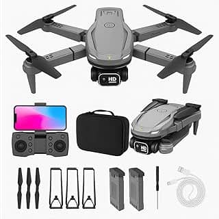 Drone V88 com Câmera Dupla 8K HD, Quadcopter com Sistema de Desvio de Obstáculos