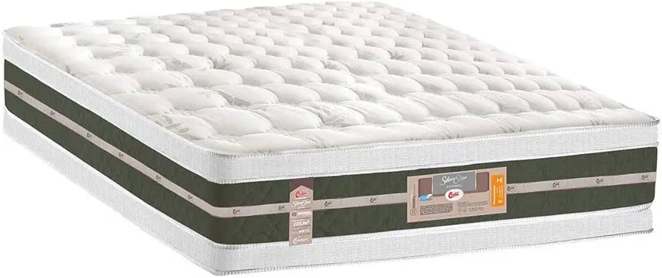 Colchão Casal Silver Star Molas Bonnel Air Double Face 138cmx188cm Castor