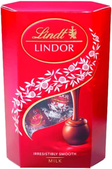 1 Caixa de 75g, Bombons de Chocolate Suiço, Lindt Lindor