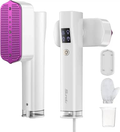 Sundu Ferro A Vapor Para Roupas, Vaporizador Portátil 2 Em 1 Viagem, 20 Minutos De Contínuo, Reservatório Água 100 Ml, Luvas Passar Vapor, Leve 1000 W E Doméstico (Branco)