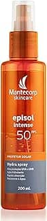 MANTECORP - Protetor Solar Bifásico Episol Intense Hydra Spray FPS 50 - Resistente à Água e Suor, Alta Proteção UVA e UVB, Aplicação Fácil - 200ml