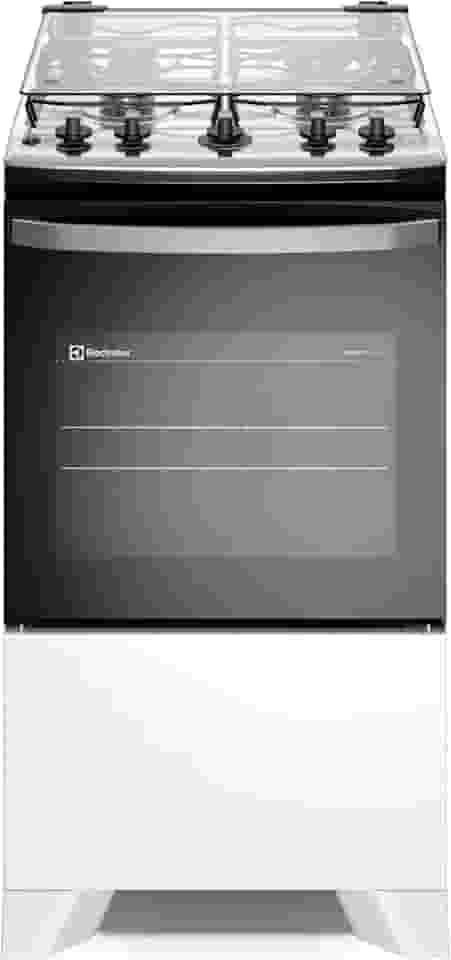 Electrolux Fogão 4 bocas Electrolux Efficient Branco Mesa Inox, PerfectCook e VaporBake® (FE4IW) Bivolt