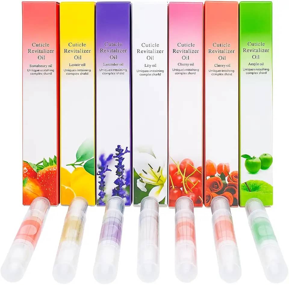 Kit 4 Canetas Óleo Hidratante Revitalizador para Cutículas e Unhas com Tratamento Eficaz Premium