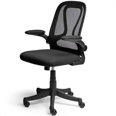 Cadeira De Escritório Diretor Preta Giratória Com Tela Mesh prime.office P210 HERA