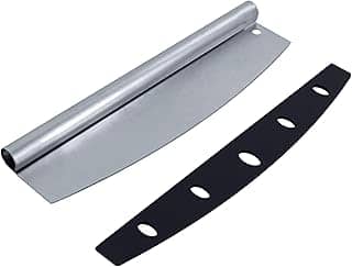 Cortador de Pizza em Aço Inox, Lâmina Curvada, Ergonômico