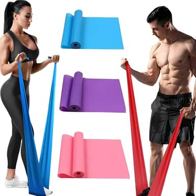 KIT com 3 Faixas Thera BandS de Resistência Fisioterapia Fortalecimento Elástico Premium