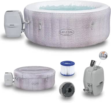 Banheira Ofurô Spa Inflável Cancun 669L + Bomba Filtrante Aquecedora 110V + Capa Bestway