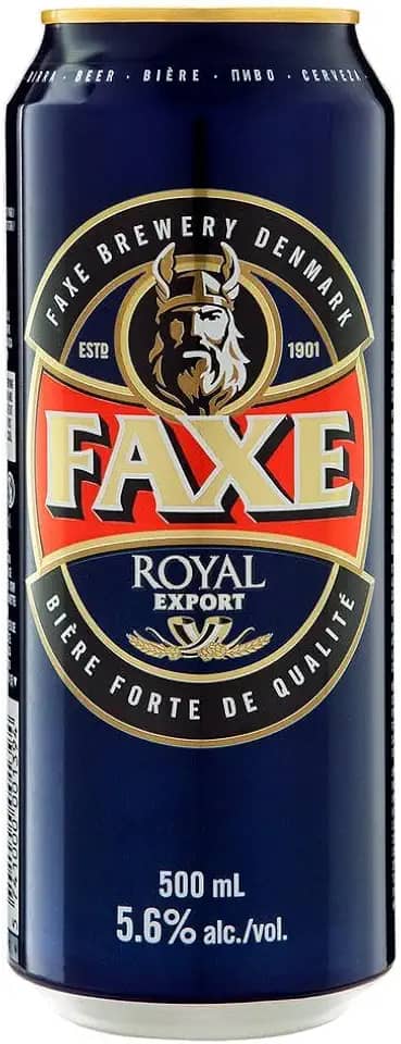 Cerveja Faxe, Royal, Lata, 500ml 1un