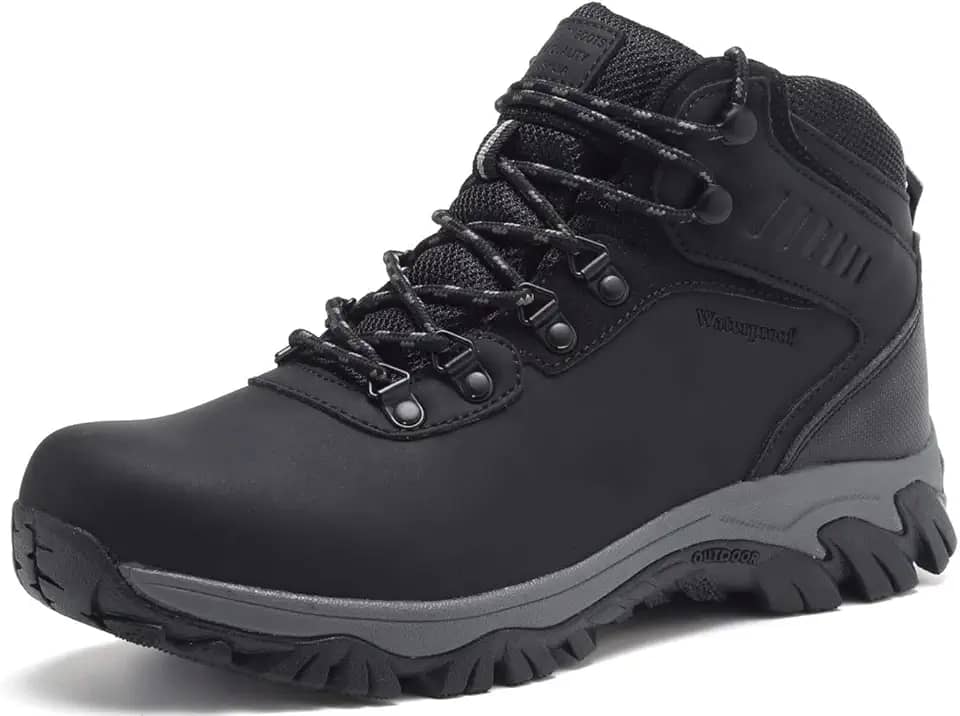 Botas de neve masculinas impermeáveis para caminhada