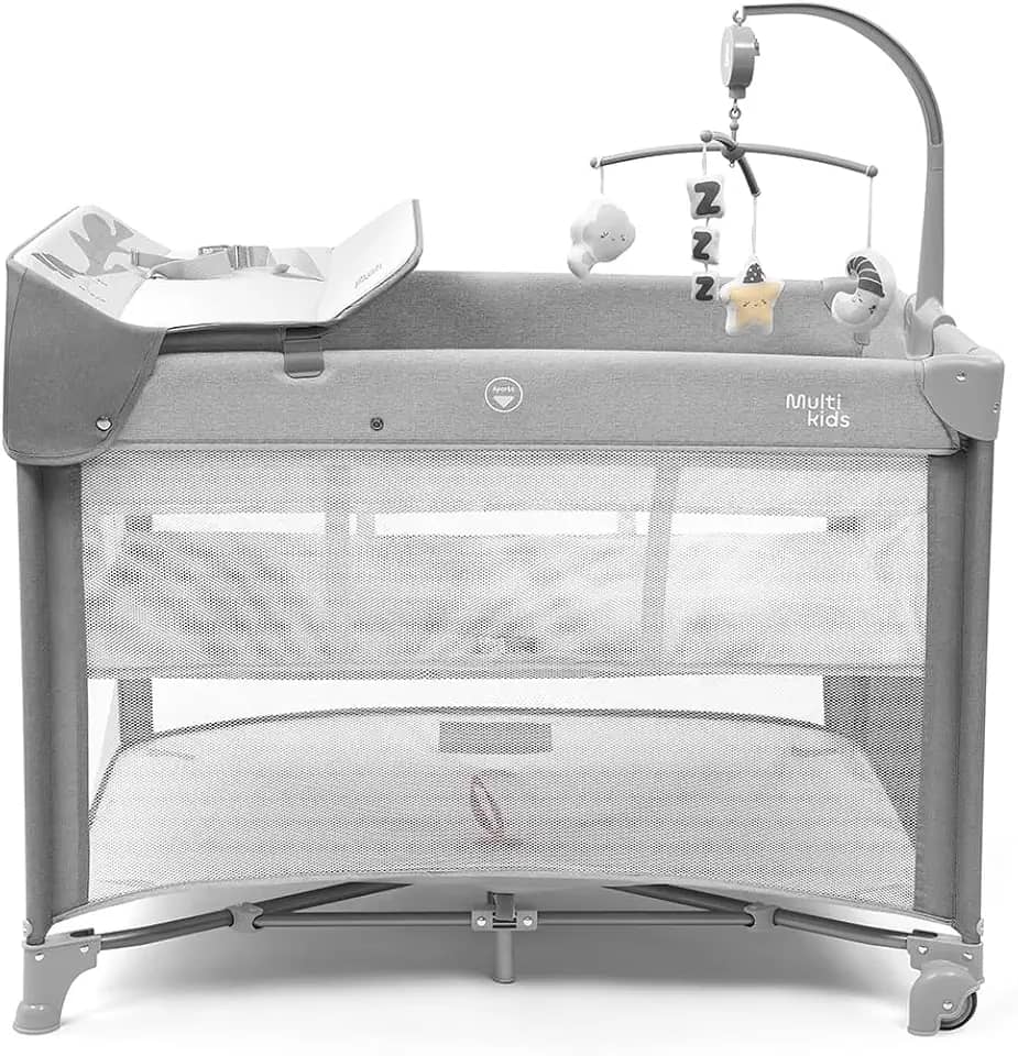 Ber�o Desmont�vel 0-15 Kg Multikids Baby DayDream Cinza - BB404