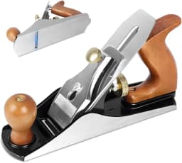 Plaina Manual com Lâmina em Aço 12-164, Plaina, Plaina Manual Pequena, Plaina Desengrossadeira, Plaina de Bloco, Plaina para Acabamentos, 25 * 6,5 * 14 cm, para Trabalhar Madeira, Aplainar, Aparar