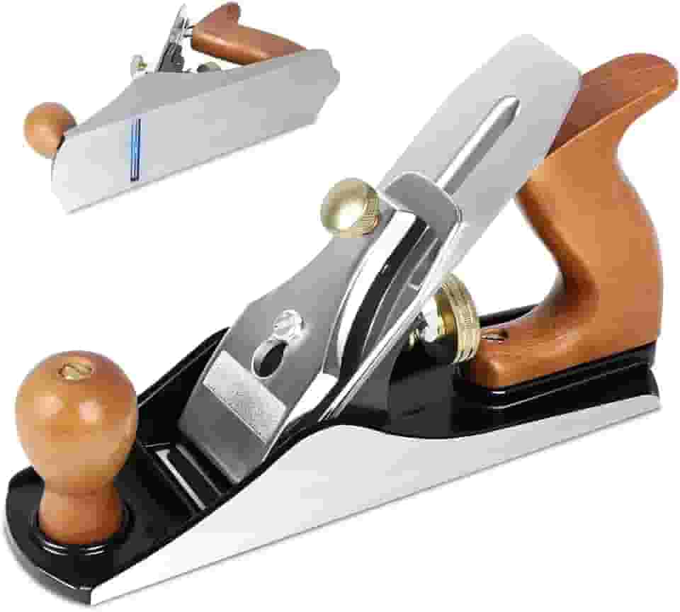 Plaina Manual com Lâmina em Aço 12-164, Plaina, Plaina Manual Pequena, Plaina Desengrossadeira, Plaina de Bloco, Plaina para Acabamentos, 25 * 6,5 * 14 cm, para Trabalhar Madeira, Aplainar, Aparar