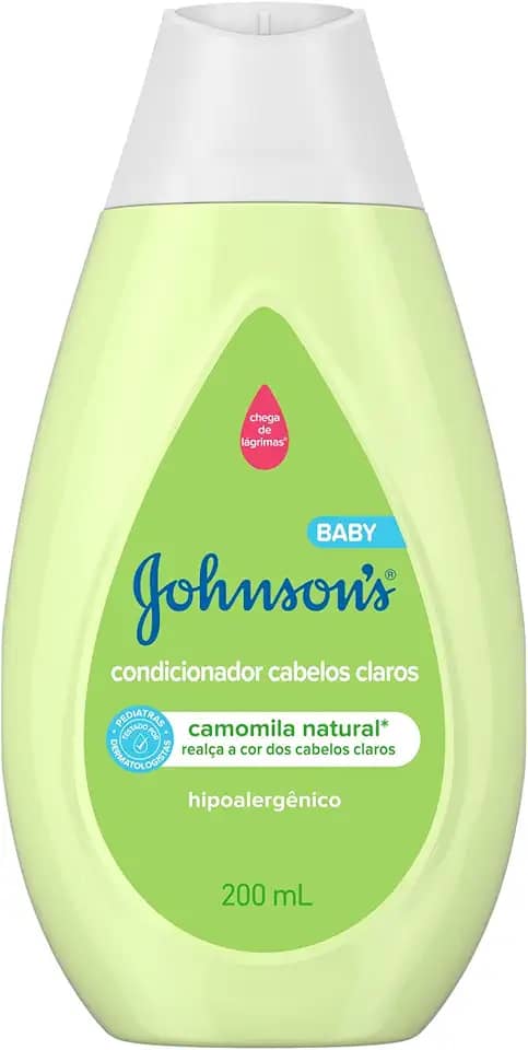 Condicionador Para Bebê Johnson's Baby Para Cabelos Claros, 200ml