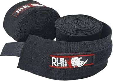 Bandagem Atadura Elástica Muay Thai Boxe Cor Preto - Rhino by Spank
