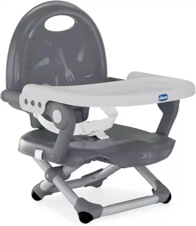 Assento elevatório para alimentação Pocket Snack, Chicco, Dark Grey