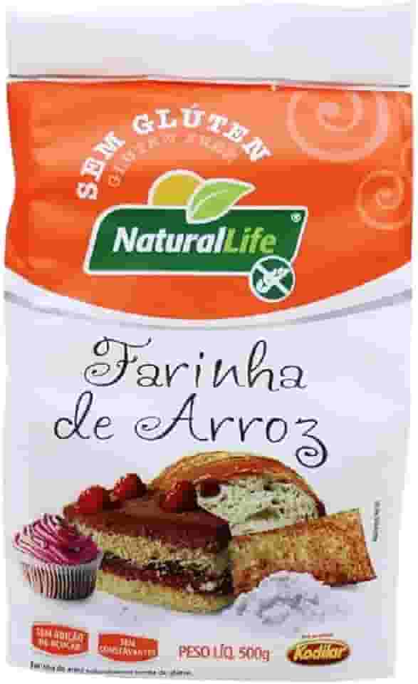 Farinha de Arroz Natural Life - Sem Glúten - 500g