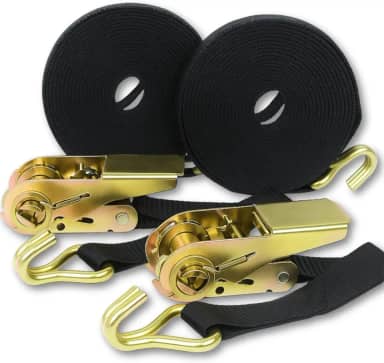 Cinta Catraca 800kg 4,6 Metros Amarração de Carga em Caminhão Carreta Camionete Moto com Gancho J em Aço Bicromatizado - Vale Cintas (1)