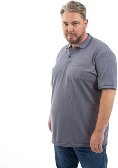 Polo Masculina Bolso Manga Curta Piquet Algodão Conforto Estilo Casual Resistente