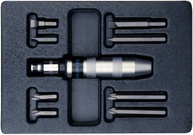 KingTony BR Chave Impacto Manual-1/2' Com 08 Bits + Adaptador Kingtony Br 9-4128Fr