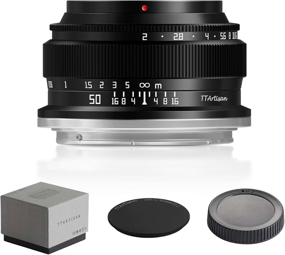 TTArtisan Lente de câmera de foco manual de 50 mm F2 Full Frame para Nikon Z Mount Like Z5 Z6 Z7 Z6II Z7II Z9 Z50 ZFC Z30