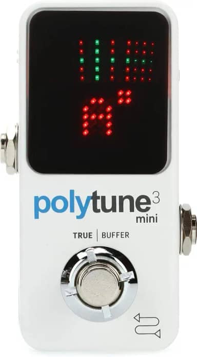 Pedal Tc Electronic Afinador Com Buffer Polytune 3 Mini