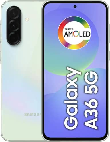 Celular Samsung Galaxy A36 5G 128GB, 6GB RAM, Câmera 50MP, IP67, Super AMOLED 6.7', Recursos AI, Verde