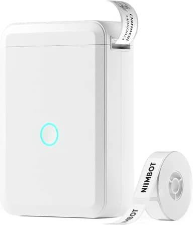 NIIMBOT D110 Etiquetadora, Mini Impressora de Etiquetas, Máquina de Etiquetar com Fita Térmica Bluetooth Pequena Impressora de Etiquetas