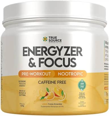 Energyzer & Focus (360g), Frutas Amarelas (s/cafeína 450g)