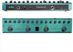 Pedal de Guitarra Multi-Efeitos, Effects Pedal guitarra Reverb Delay MOD AMP Bateria lítio M-VA-VE Tank-G Recarregável, 36 Presets, 9 Preamp Slots, 8 IR Cab Slots, 3 Simulação, Delay, Reverb Efeitos