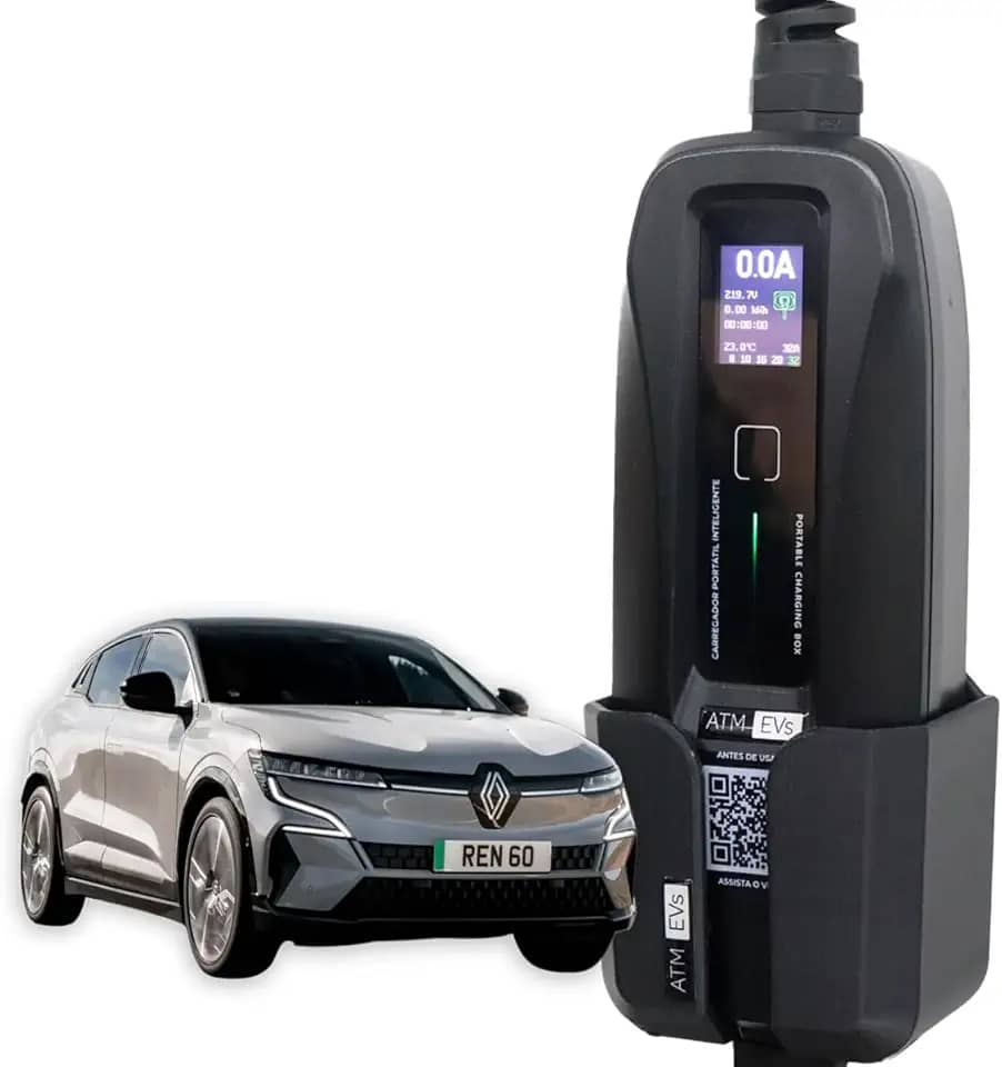 Carregador Portátil para Carro Renault Megane E-Tech | 7.2 kW T2 ATM Ultraflex