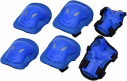 Kit De Proteção Juvenil Esportes Skates Bike Patins Joelheira Cotoveleira Munhequeira