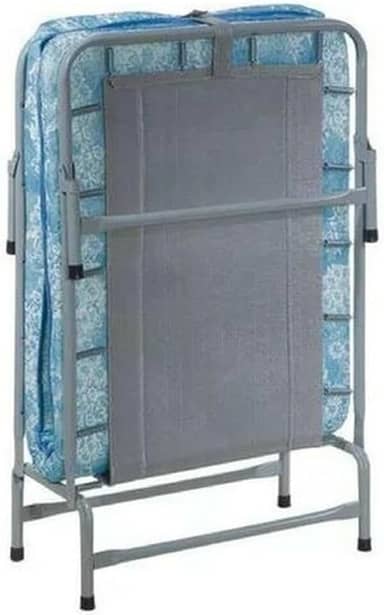 Cama Dobrável Solteiro Camping Acampamento Com Colchão