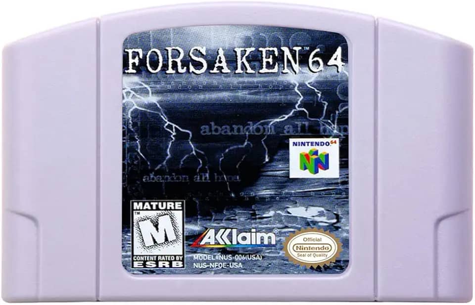 New N64 Games Cartridge Forsaken 64 US Version NTSC For N64 Console Game Card