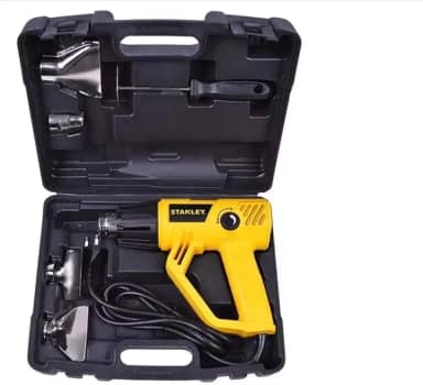 Stanley Soprador Térmico com Maleta de Ferramentas e 5 Acessórios, Ajuste de Fluxo e Temperatura Variáveis, Potência 1800W, Modelo STXH2000K, 220V